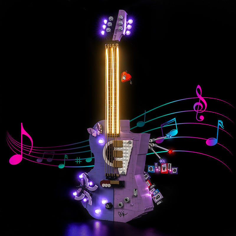 Led Light Kit for LEGO® Olivia Rodrigo's Dual Guitar 43031
