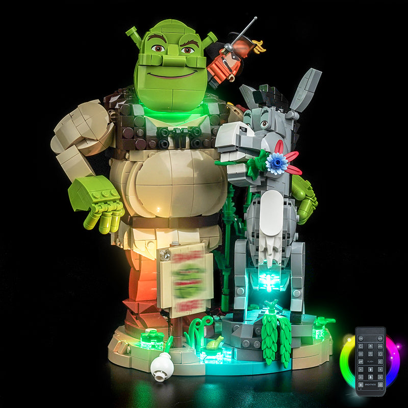 Led Light Kit for LEGO® Shrek, Donkey & Puss in Boots 72423