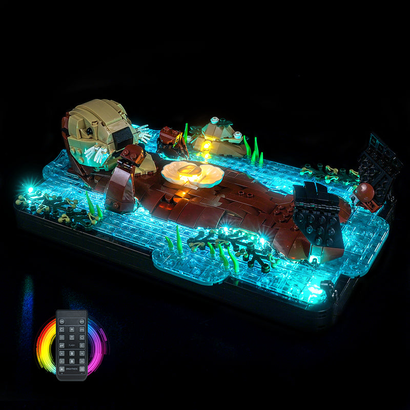 Led Light Kit for LEGO® Floating Sea Otters 21366