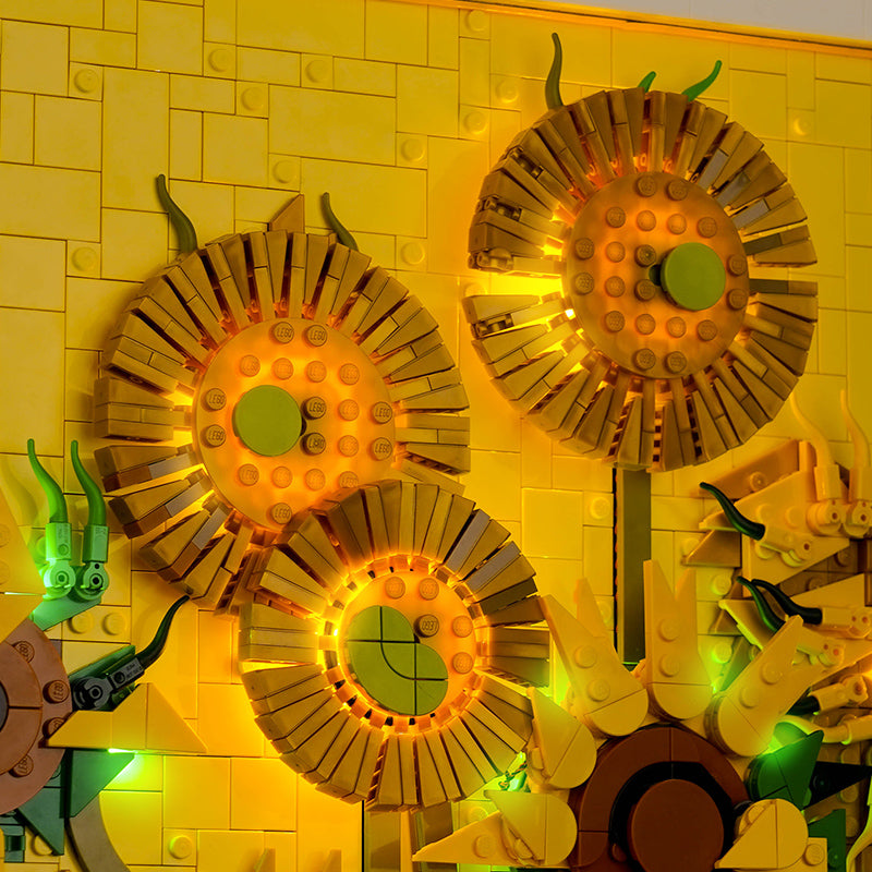 LED Light Kit for LEGO® Art 31215 Vincent van Gogh – Sunflowers