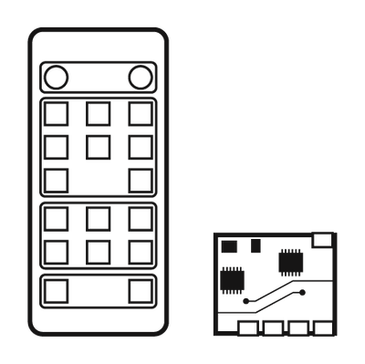 Brickshining Remote Control and Remote Control Module for LEGO Light Kits