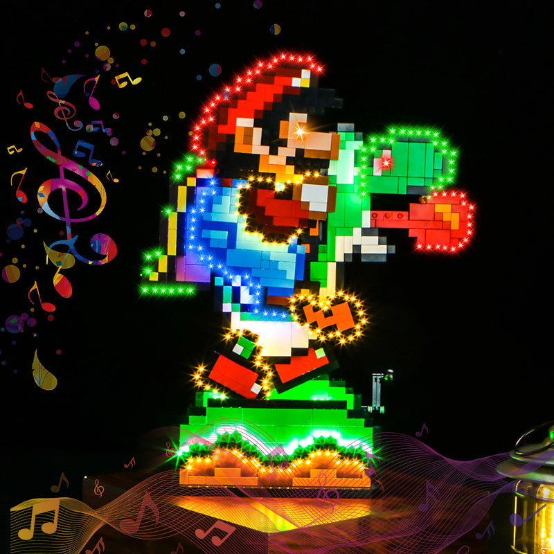 LED Light Kit for LEGO® Super Mario™ 71438 Super Mario World™: Mario & Yoshi