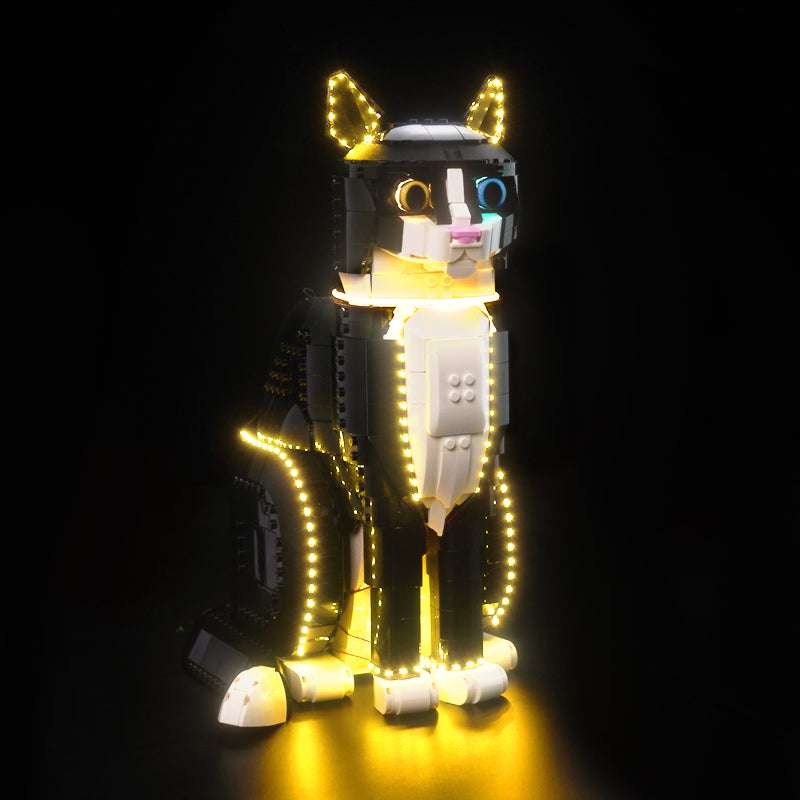 LED Light Kit Compatible with LEGO® Ideas Tuxedo Cat 21349