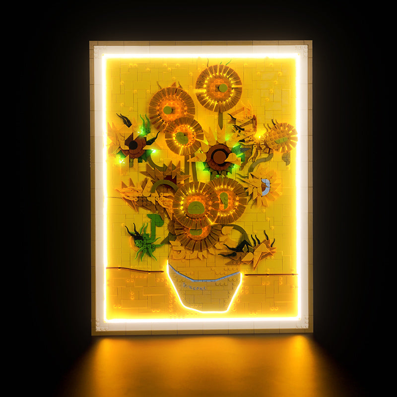 LED Light Kit for LEGO® Art 31215 Vincent van Gogh – Sunflowers