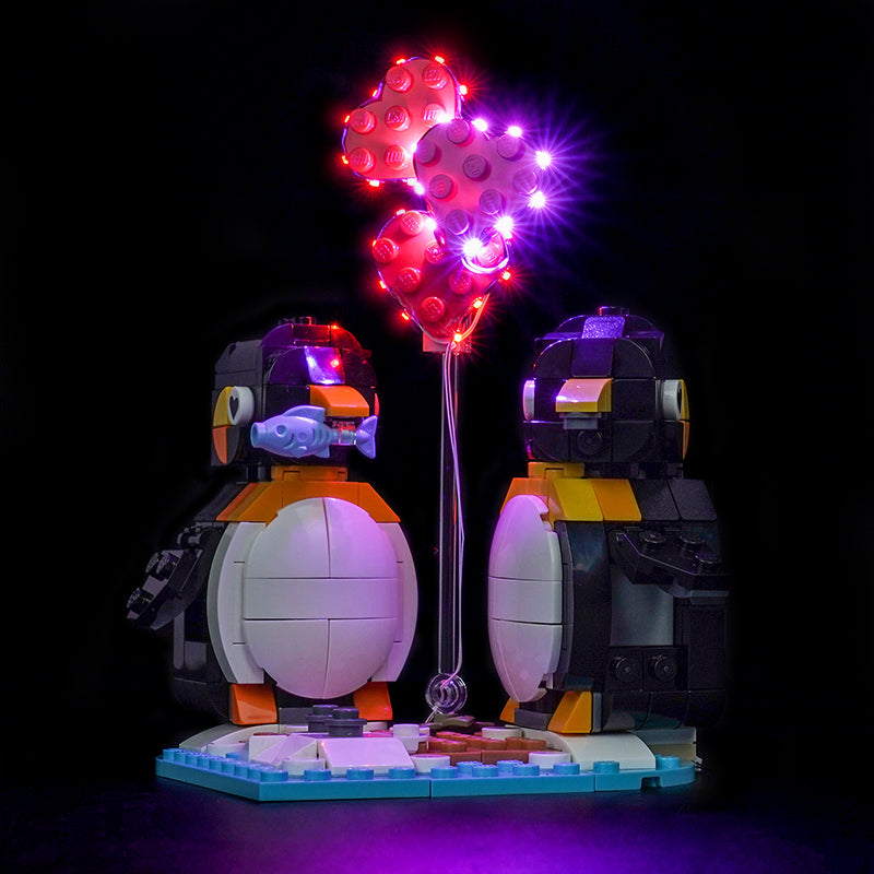 Led Light Kit for LEGO® Penguins in Love 40886
