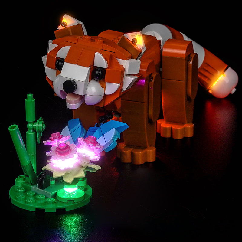 Led Light Kit for LEGO® Cute Animals: Red Panda Lighting 31394