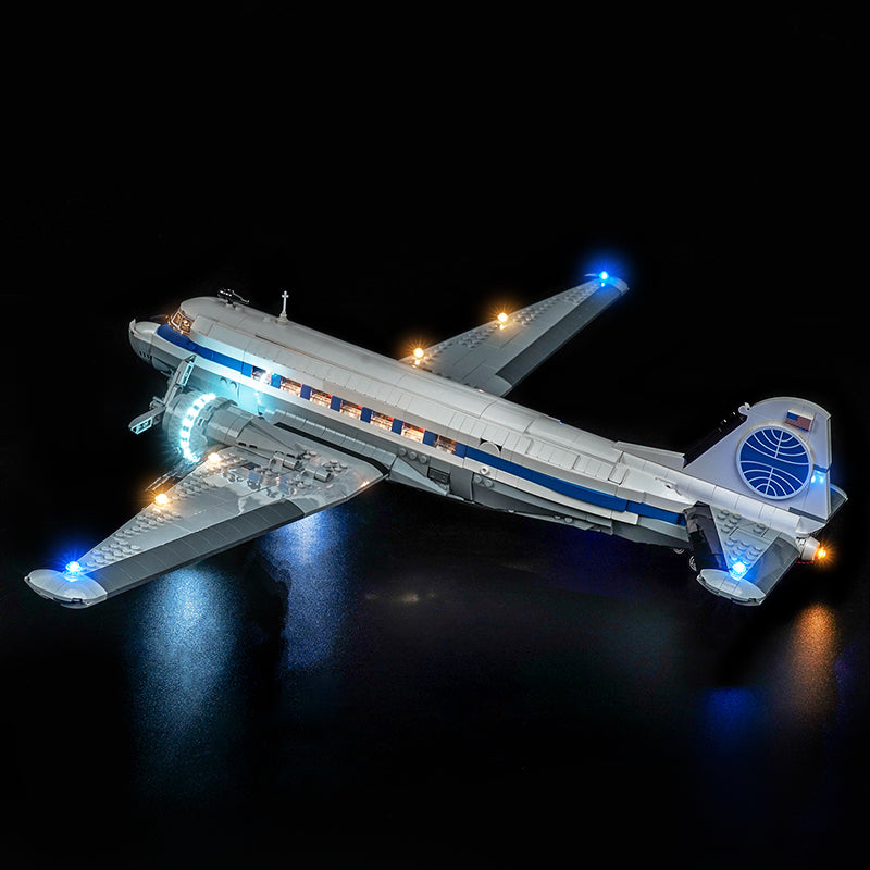 Led Light Kit for LEGO® Douglas™ DC-3™ PAN AM® Airliner 11378