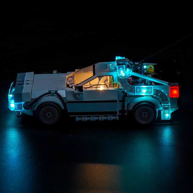 Led Light Kit for LEGO® Time Machine from Back to the Future 77256