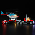 Led Light Kit for LEGO® Flatbed Truck with Helicopter 31146