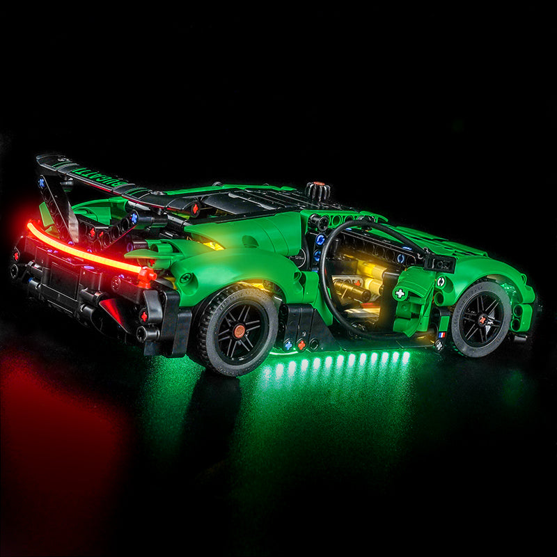Led Light Kit for LEGO® Green Bugatti Chiron Pur Sport Hypercar 42241