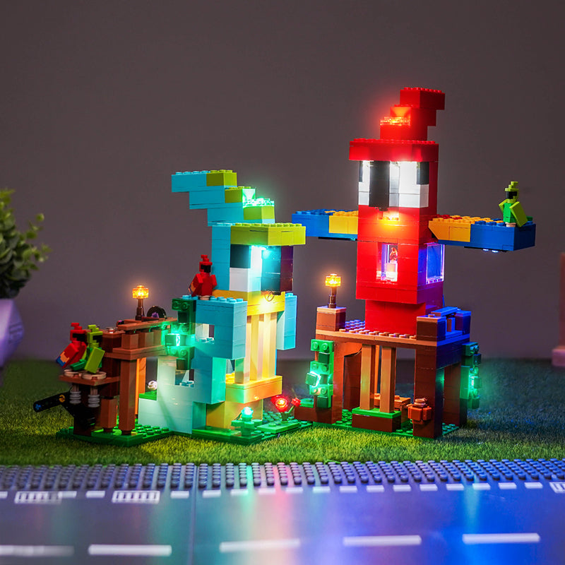 LED Light Kit for LEGO® Minecraft® 21282 The Parrot Houses