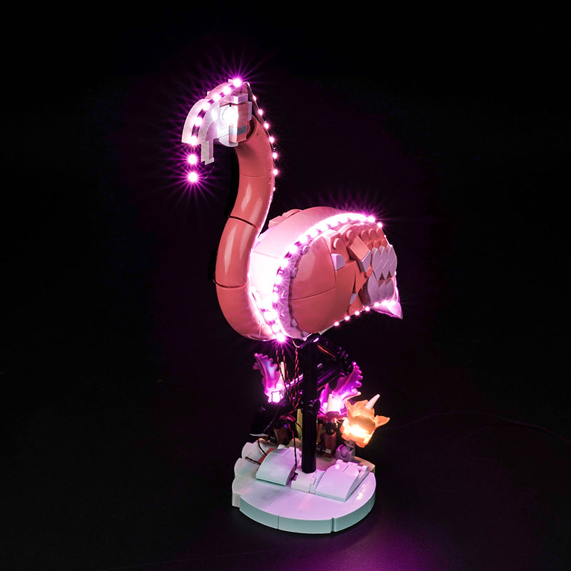 LED Light Kit for LEGO® Creator 3-in-1 31170 Wild Animals: Pink Flamingo