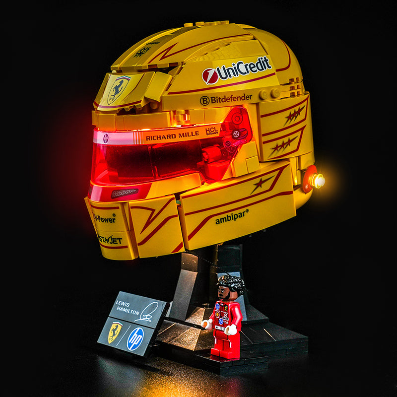 Led Light Kit for LEGO® Scuderia Ferrari HP Lewis Hamilton Helmet 43022