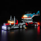 Led Light Kit for LEGO® Flatbed Truck with Helicopter 31146