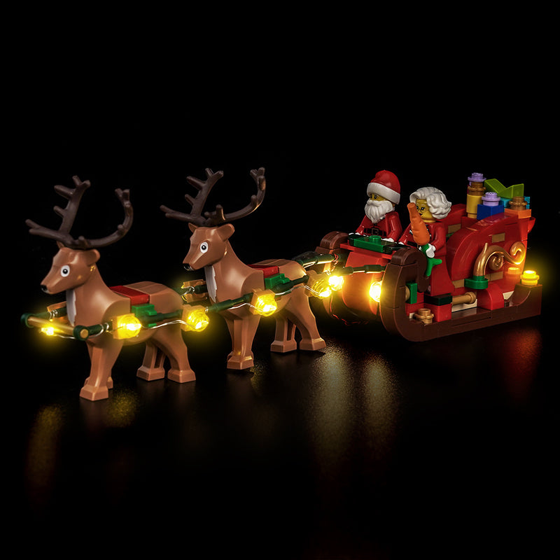 Led Light Kit for LEGO® Santa's Holiday Sleigh Adventure 40866