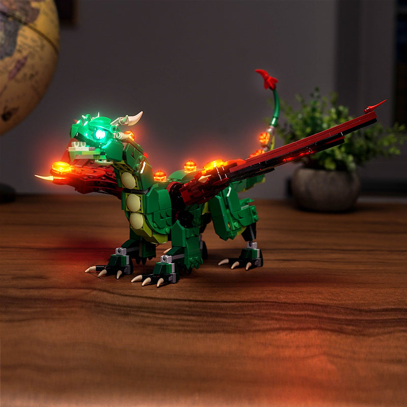 LED Light Kit for LEGO® Creator 3-in-1 31161 Medieval Dragon