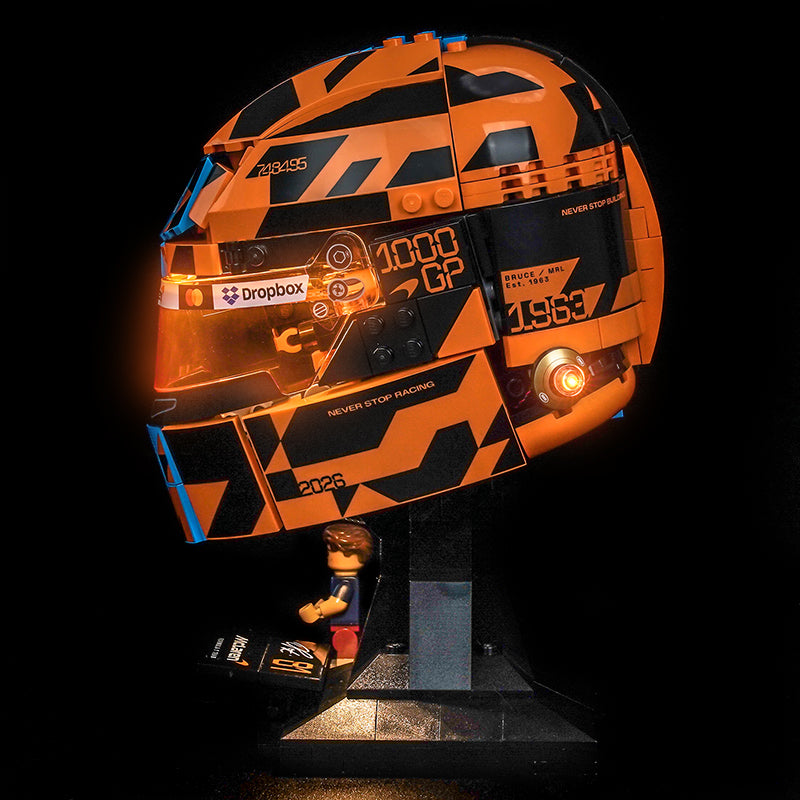 Led Light Kit for LEGO® McLaren Mastercard F1® Team Oscar Piastri Helmet 43017