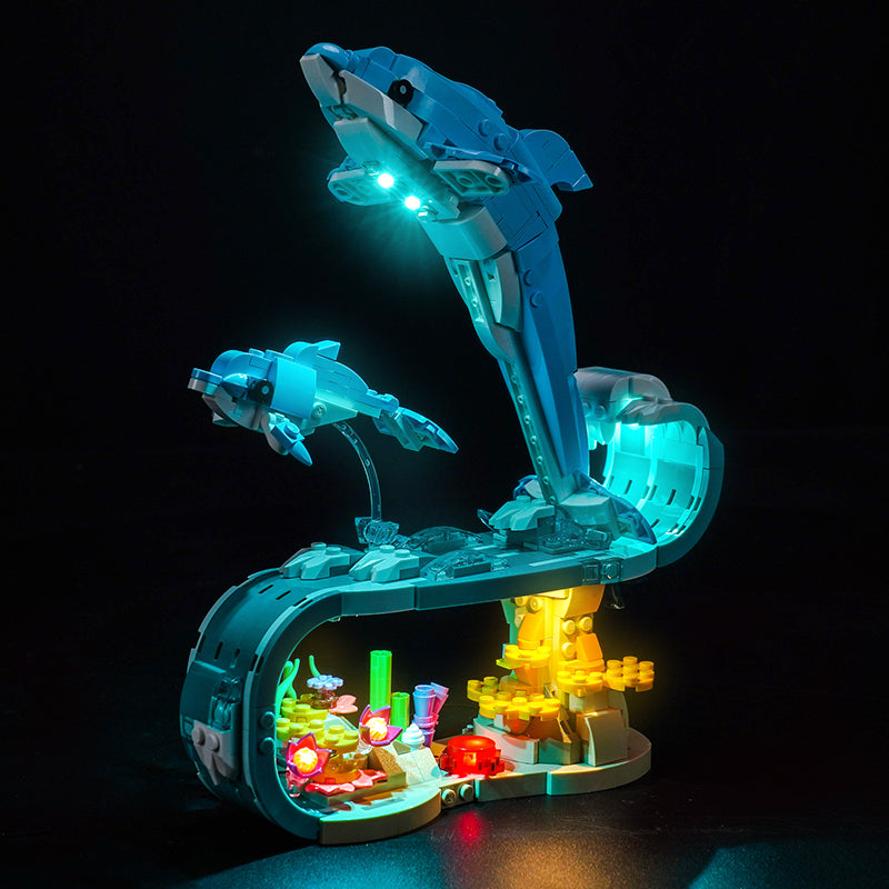 Led Light Kit for LEGO® Sea Animals: Beautiful Dolphins 31385