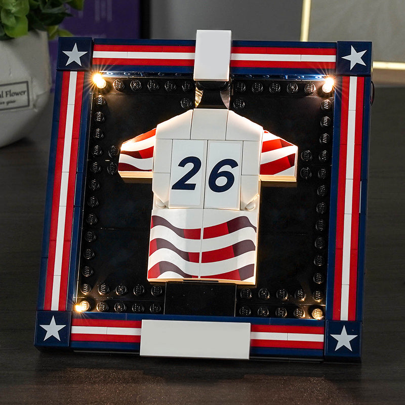 Led Light Kit for LEGO® 2026 U.S. Soccer National Team Jersey 43033