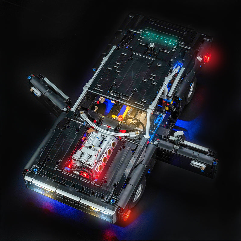 Led Light Kit for LEGO® Fast and Furious Dodge Charger R/T Car 42231