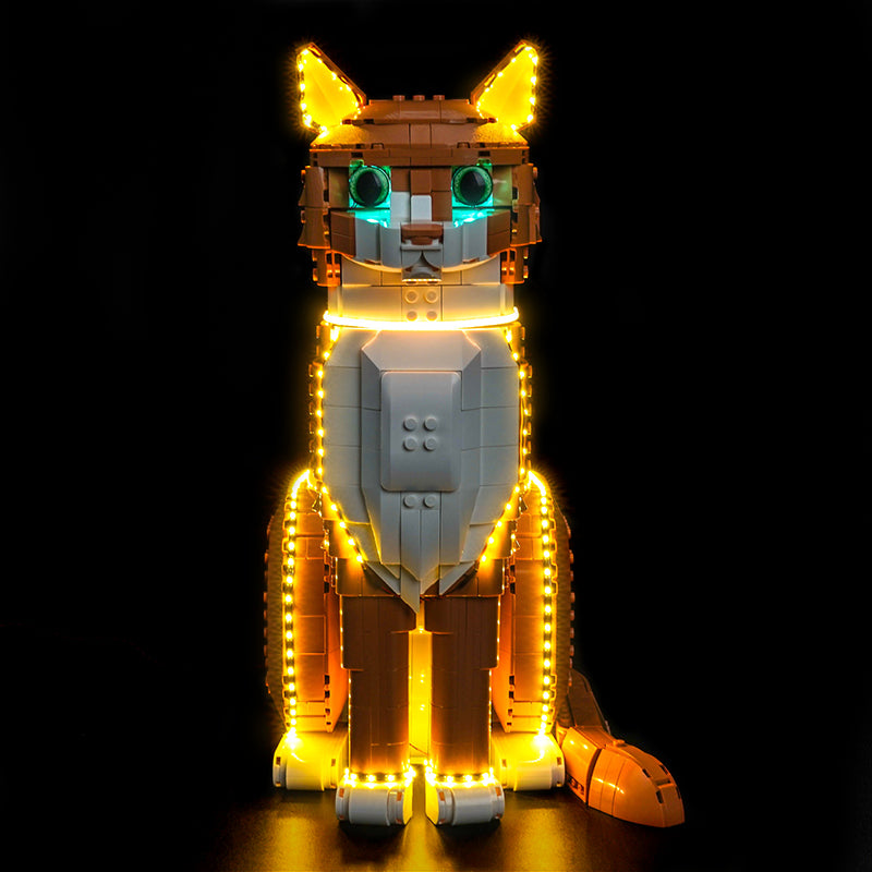 Led Light Kit for LEGO® Orange Catt 21376