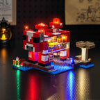 LED Light Kit for LEGO® Minecraft® 21270 The Mooshroom House