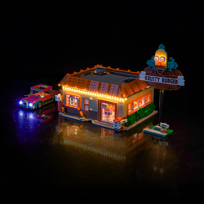 LED Light Kit for LEGO® Icons The Simpsons™: Krusty Burger 10352