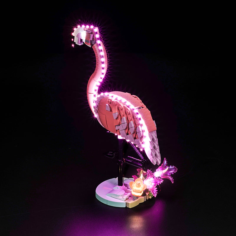LED Light Kit for LEGO® Creator 3-in-1 31170 Wild Animals: Pink Flamingo