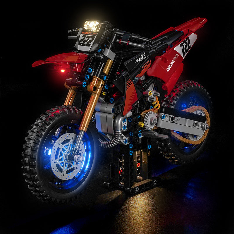 Led Light Kit for LEGO® Ducati Desmo450 MX Factory Motorcycle 42238