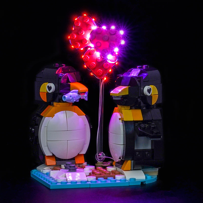 Led Light Kit for LEGO® Penguins in Love 40886