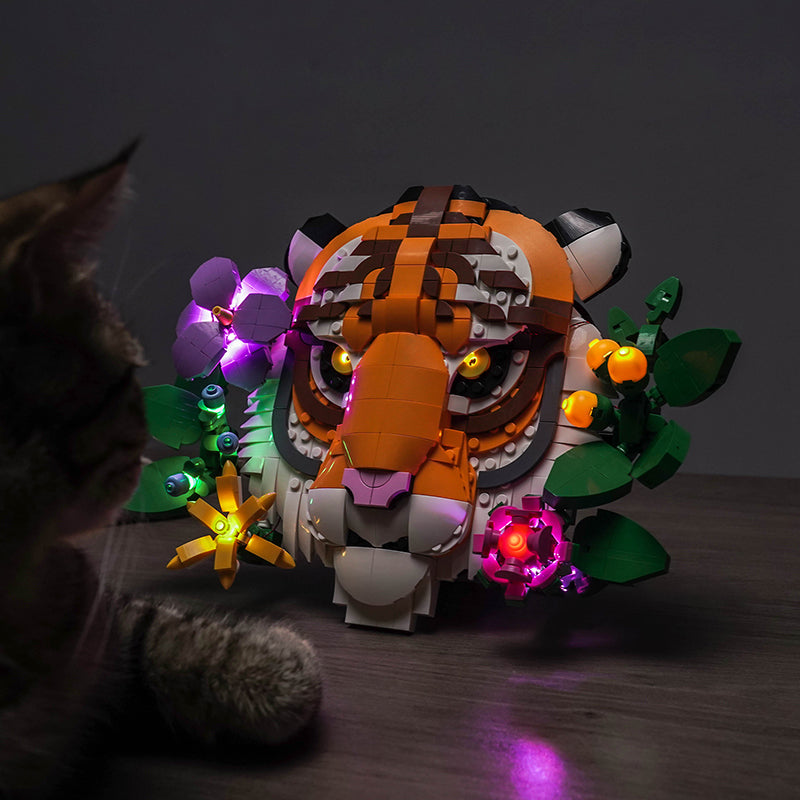 LED Light Kit for LEGO® Art The Fauna Collection – Tiger 31217