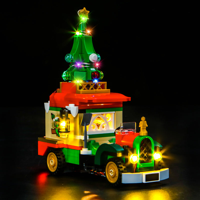 LED Light Kit for LEGO® Christmas 40746 Santa's Delivery Truck