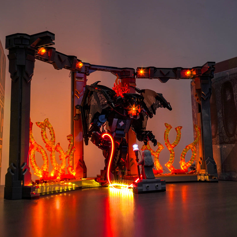 LED Light Kit for LEGO® Icons The Lord of the Rings: Balrog™ Book Nook 10367