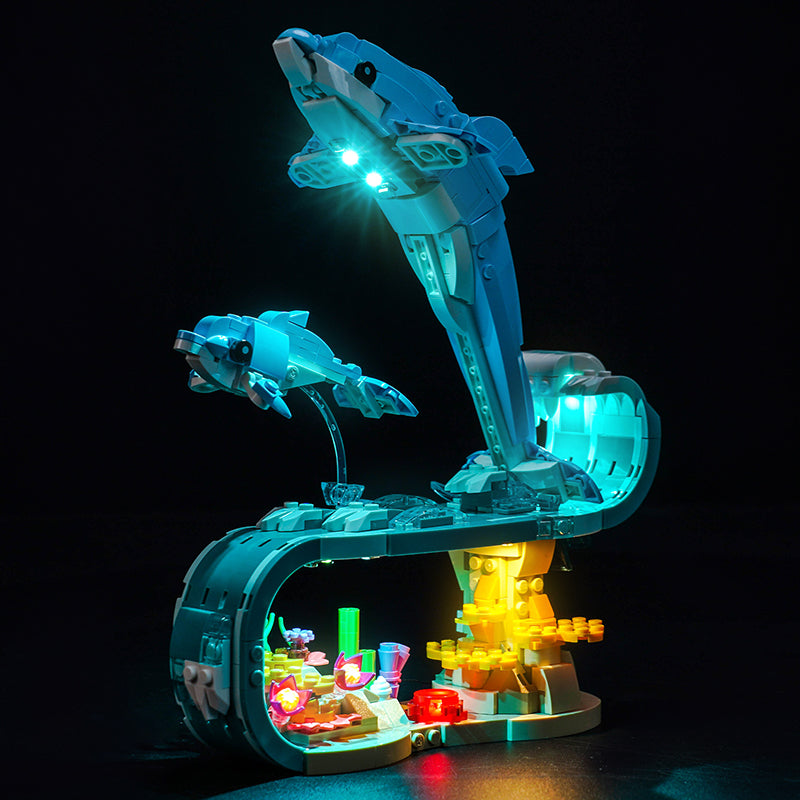 Led Light Kit for LEGO® Sea Animals: Beautiful Dolphins 31385