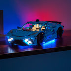 LED Light Kit for LEGO® Technic™ Chevrolet Corvette Stingray Blue 42217