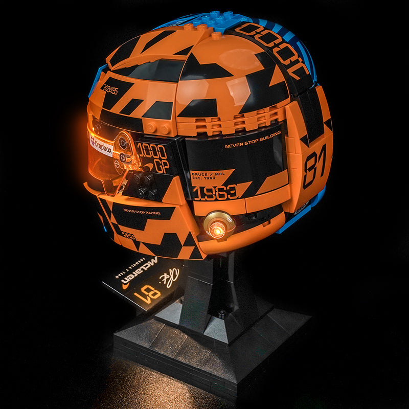 Led Light Kit for LEGO® McLaren Mastercard F1® Team Oscar Piastri Helmet 43017