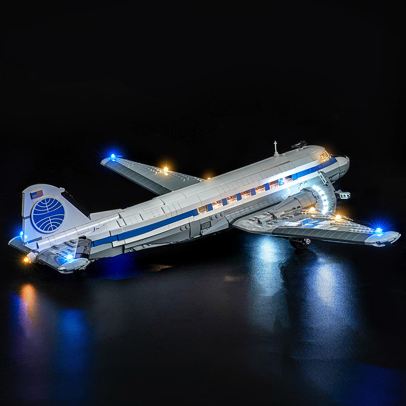 Led Light Kit for LEGO® Douglas™ DC-3™ PAN AM® Airliner 11378