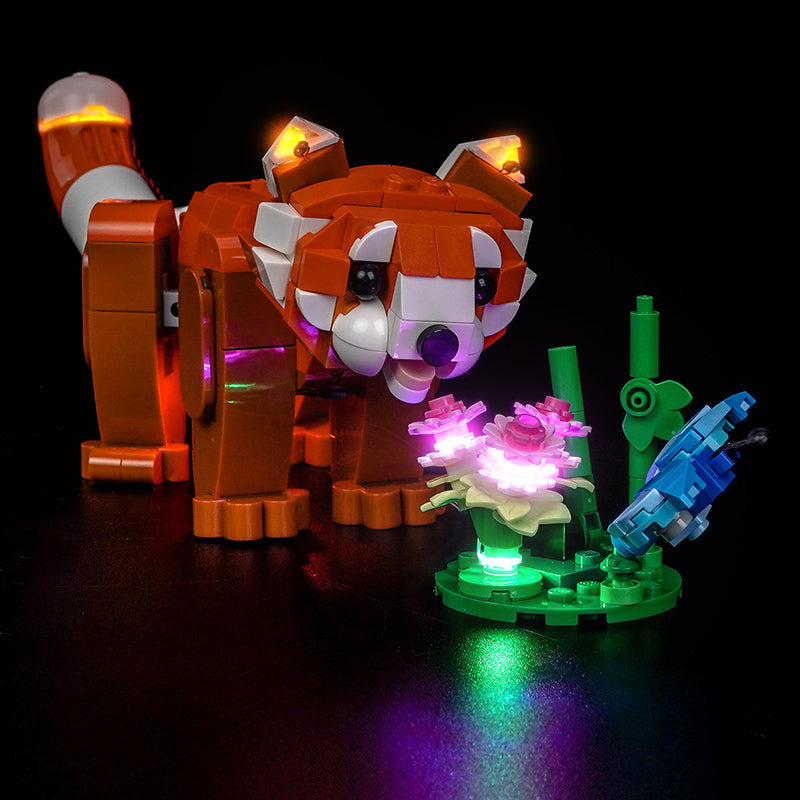 Led Light Kit for LEGO® Cute Animals: Red Panda Lighting 31394