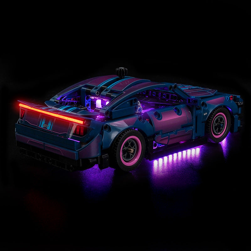 Led Light Kit for LEGO® Custom Garage Ford Mustang GT Car 42236