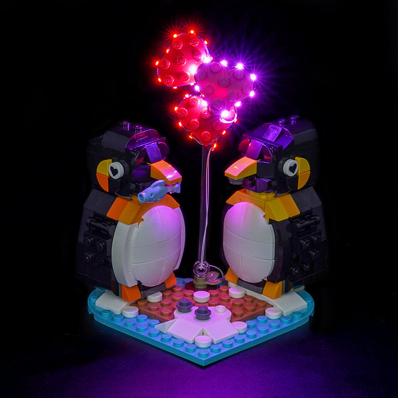 Led Light Kit for LEGO® Penguins in Love 40886