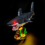 Led Light Kit for LEGO® Fierce Shark with a Treasure Chest 31381