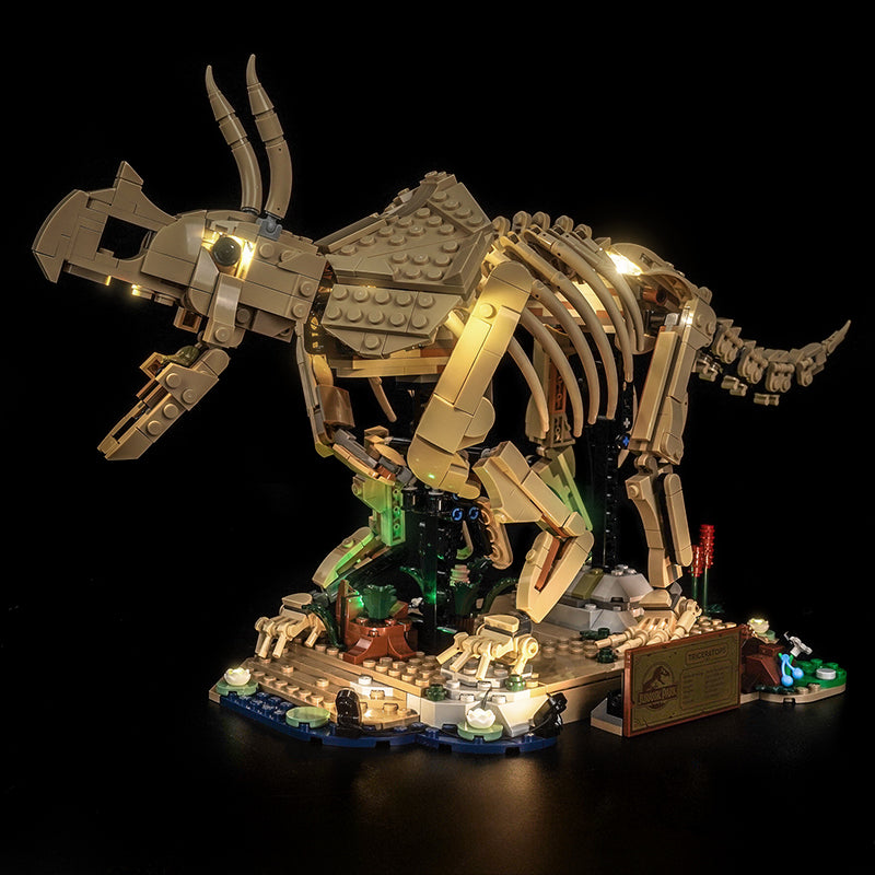 Led Light Kit for LEGO® Dinosaur Fossils: Triceratops 77985