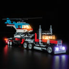 Led Light Kit for LEGO® Flatbed Truck with Helicopter 31146
