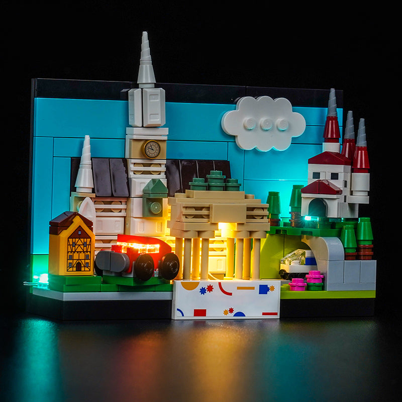 Led Light Kit for LEGO® Germany Postcard 40954