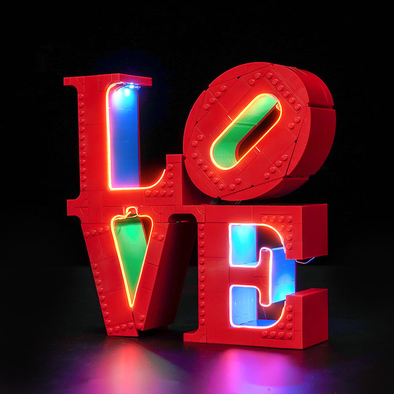 LED Light Kit for LEGO® Art 31214 LOVE