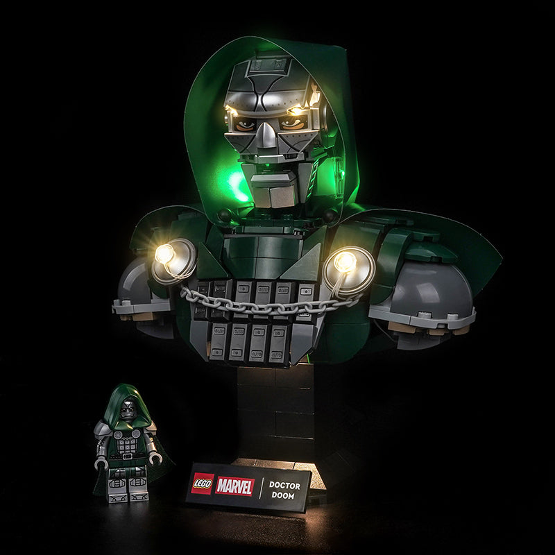 Led Light Kit for LEGO® Doctor Doom Bust 76345