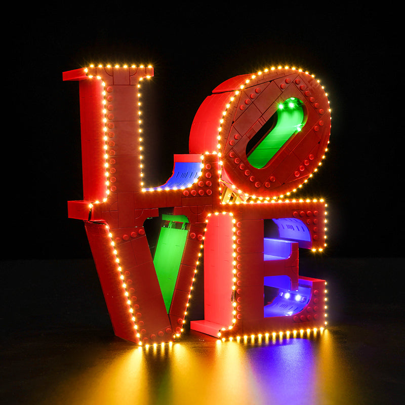 LED Light Kit for LEGO® Art 31214 LOVE