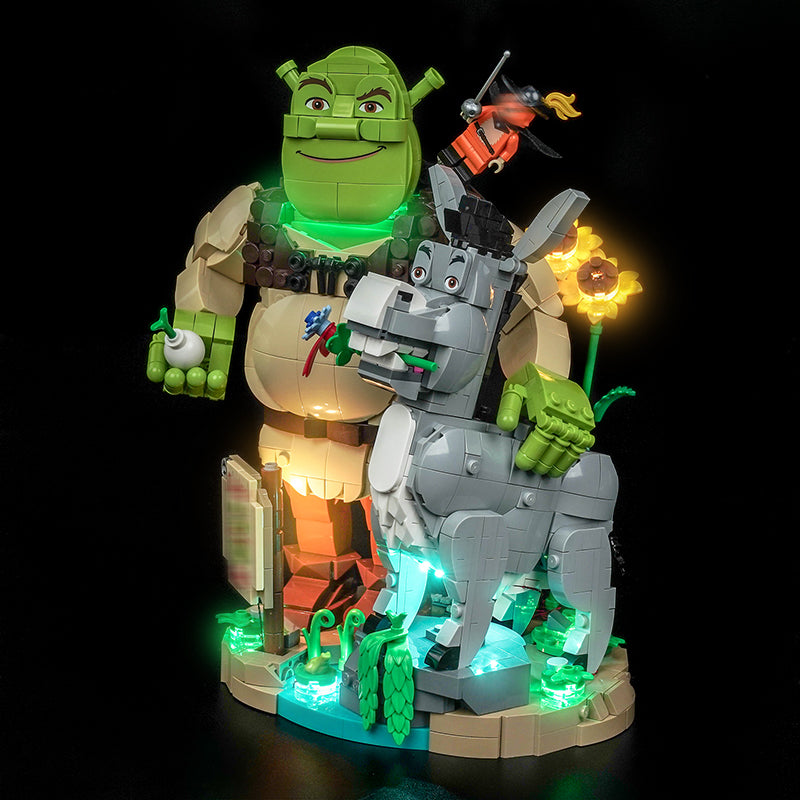 Led Light Kit for LEGO® Shrek, Donkey & Puss in Boots 72423