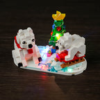 LED Light Kit for LEGO® Seasonal 40571 Wintertime Polar Bears