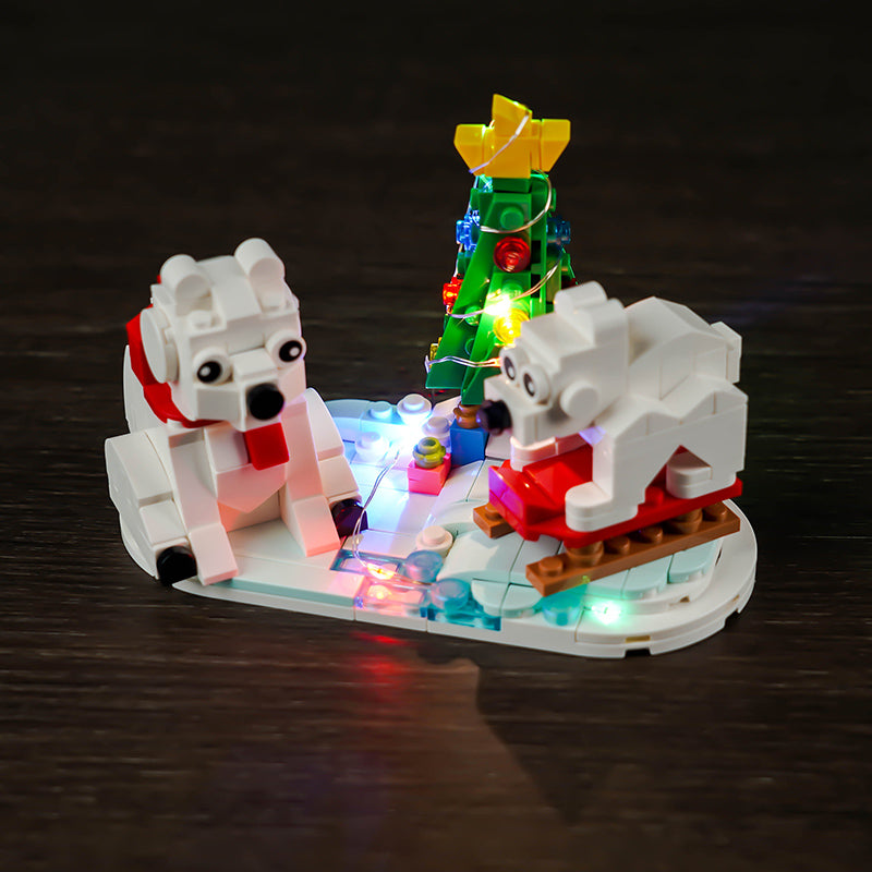 LED Light Kit for LEGO® Seasonal 40571 Wintertime Polar Bears